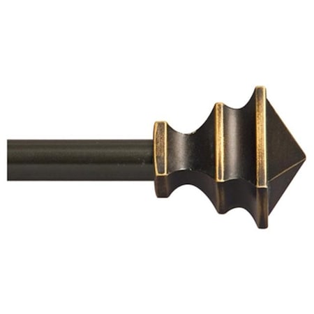 Kenney Mfg Kenney Mfg Co KN55480 48-86 0.5 in. Bronze Deco Rod 209134